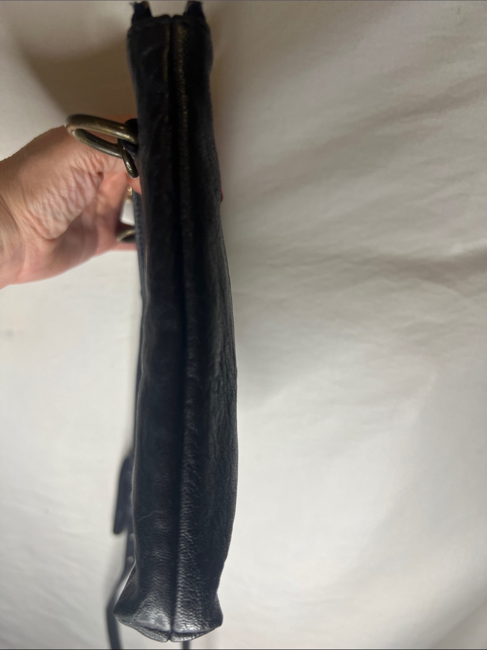 WILL Small Black Leather Crossbody - Picture 5 of 11